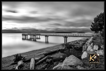  Sechelt Pier b&w 6 