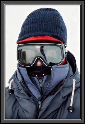 Wanda in cold weather gear