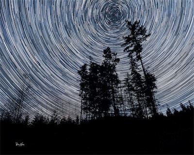 star trails
