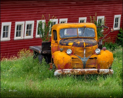 yellow truck